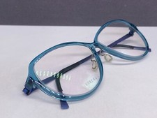 Lindberg Eyeglasses Frames woman Round Blue Panto Oval Titanium 1147 Full Rim picture