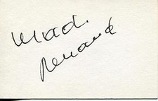 MADELEINE RENAUD SILENT MOVIE FRENCH ACTRESS IN LE PLAISIR SIGNED CARD AUTOGRAPH picture