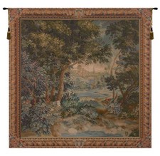Verdure Cascade Tree Landscape French Tapestry Wall Hanging Woven Art picture