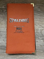 Spalding NBA Game Ball Stationary Basketball Cover/Wallet - RARE & BRAND NEW picture