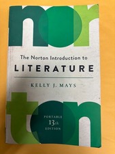 The Norton Introduction to Literature - Paperback by Mays - Good Condition picture