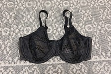 New Wacoal Visual Effects Minimizer Bra - Size 32DDD - Black - # 857210 picture