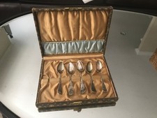 STERLING SILVER TEASPOON SET  picture