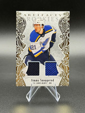 Upper Deck 25-26 Artifacts Rookies Jimmy Snuggerud #197 Gold Material RC /499 picture