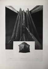 Christian Fossier Signed Abstract Engraving Museum of Modern Art New York Art picture
