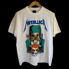 Vintage 1987 Metallica Crash Course In Brain Surgery Pushead Sz XL Shirt REPRINT picture