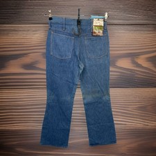 VTG 70s Maverick Western Flared Leg Dead Stock Jeans 29x30 Regular Boot 29s picture