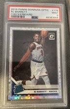 2019-20 Optic RJ Barrett Checkerboard Rc #178 PSA 9  Low Pop picture