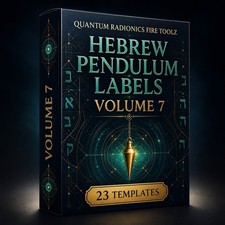 Hebrew Pendulum Labels Volume 7 picture