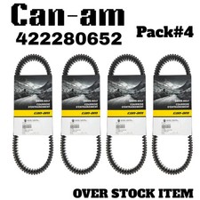 4 Pack Genuine Can-Am 422280652 OEM Clutch Drive Belts for Maverick X3 Turbo RR picture
