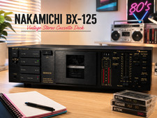 NAKAMICHI BX-125 🌈RaRe🌈 Vintage Stereo Cassette Deck picture