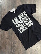 NWT Bella Canvas Anti-Social Unisex Graphic Tee Black Size Medium picture
