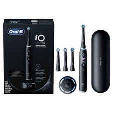 New Oral-B iO Series 10 Electric Toothbrush - Cosmic Black w/ iO Sense Charger picture