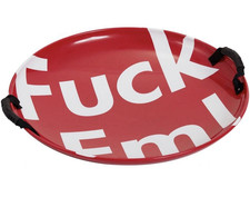 Supreme “ Fuc Em’ ” Sled Red/White Metal with Handles. NWT picture