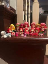Strawberry Shortcake Mini Figures Lot 2000s Dolls Sheepdog Outfits 12pc picture
