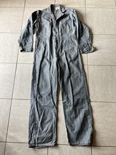 Vintage 1940s-60s Universal Overall Stone Cutter Herringbone Coveralls Sz 42 picture