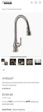 Kohler K-99259-VS Artifacts Pull-Down Kitchen Faucet – Vibrant Stainless picture