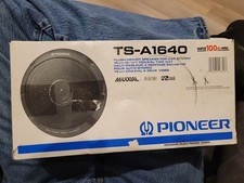 Pioneer Speakers 6.5 OLD SCHOOL NO COLLECTOR CAR SHOULD BE WITHOUT  TS-H1640  picture