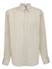 BNWT Tom Ford Beige Wicker Long Sleeve Button-Down Shirt Size 40 Made in Italy picture