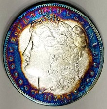 1884-S Key Date Clean Cheek High Grade Toned from an Old Collection picture