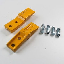 FREE SHIPPING 2 Pcs Bucket Teeth Kit with Bolts for Mini Excavator Digger Bucket picture