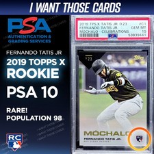 PSA 10 2019 Topps X Fernando Tatis Jr. ROOKIE CARD   - RARE RC GRADED PSA 10 picture