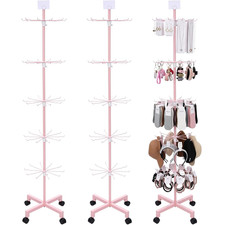 2 Pcs 5-Tier Rotating Retail Display Stand picture