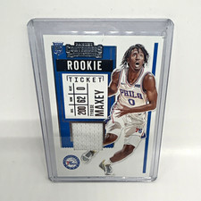 Panini 2020-21 Contenders Rookie Ticket Swatches Maxey RS-TMX RC MEM picture