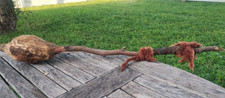Vintage Primitive Style War Tribal Club Mace Warrior picture