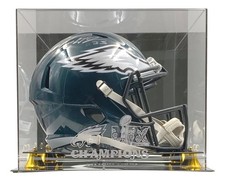 Cooper DeJean Signed Eagles FS Replica Helmet Fanatics w/ Super Bowl 59 LIX Case picture