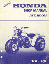 1984-1985 Honda ATC 200M Service Shop Repair Manual picture