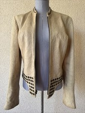 Paula Thomas For TW Leather Jacket Thomas Wylde Studded DESIGNER Silk Lined💀 picture