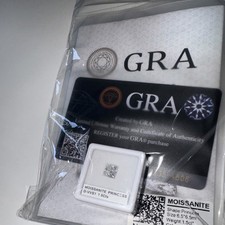GRA Moissanite Princess Cut 6.5x6.5mm VVS1 White GRA Certified #23354806 picture