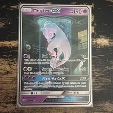 Mewtwo GX Mewtube 78/73 Pokemon Card Shining Legends Sun & Moon Secret Rare  picture