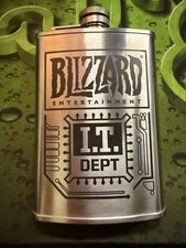Rare Blizzard Entertainment IT Team Branded Flask picture