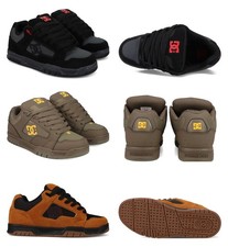 DC SHOES MENS COILER SUEDE LOW RETRO CASUAL SKATEBOARD SNEAKER SHOES picture