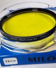 Professional 72mm Multi Coated Yellow Y2 (K2 ) Glass Lens Filter Japan E-72 Milo picture