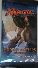 1 (one) - Magic The Gathering MODERN MASTERS 2017 sealed Booster cavern picture