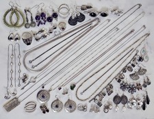 Beautiful Sterling Silver Jewelry Lot 251 Grams. Wearable Jewlery Lot.  picture