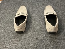 Alfani Men's Beige Suede Loafers Size 10.5 picture