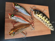Megabass Lot of 4 Scream-X & POP-X SW Chinu Seabass JDM Topwater Lures Set picture