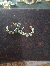 Sterling silver vintage zuni post earrings , three point eight grams picture