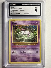 Mew 53/108 Evolutions Holo CGC 9 picture
