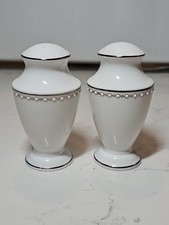 Lenox Fine Bone China, Pearl Platinum Salt and Pepper Shakers picture