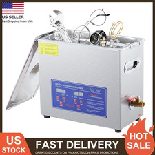 6.5 L Ultrasonic Cleaner 40kHz 180W Cleaning Machine with Digital Timer & Heater picture