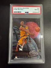 1997-98 SKYBOX METAL UNIVERSE #81 KOBE BRYANT PSA 8 picture