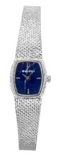 Bulova Goddess of Time Stainless Steel Blue Dial 96L343 Women's Ladies Watch picture