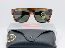 Ray-Ban RB0360S Drifter 58mm Square Sunglasses - Stipped Brown / Green G-15 lens picture