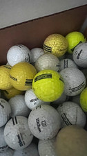 Wilson Floater Practice/Range 100 Golf Balls Mixed Lot White & Yellow PRECEPT 11 picture