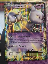 2016 Pokemon MEWTWO EX |  XY183 Black Star Promo Holo MP Card picture